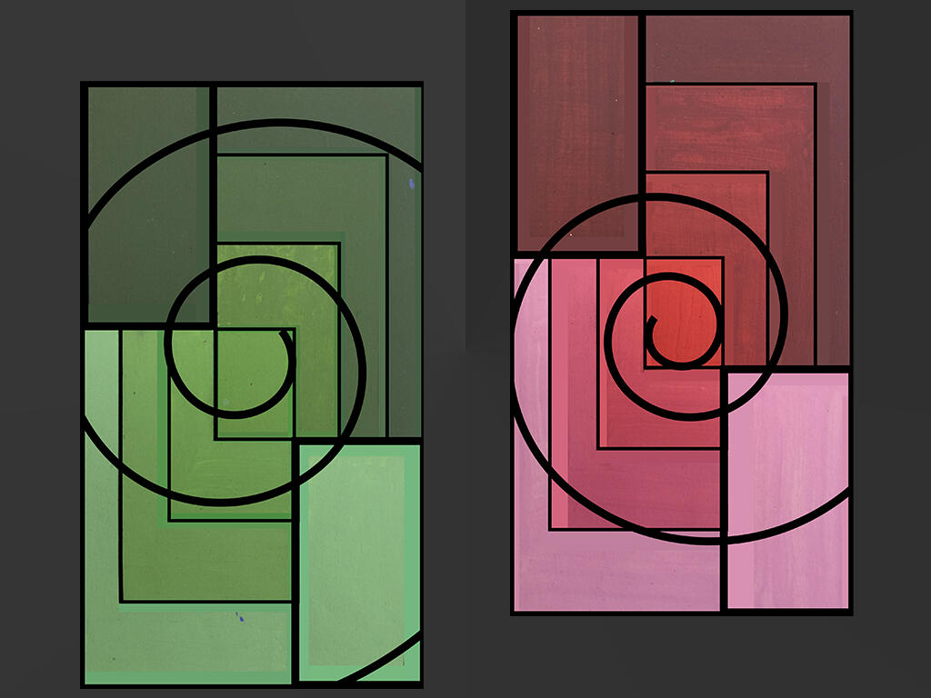 Opposing yet vibrantly complementary